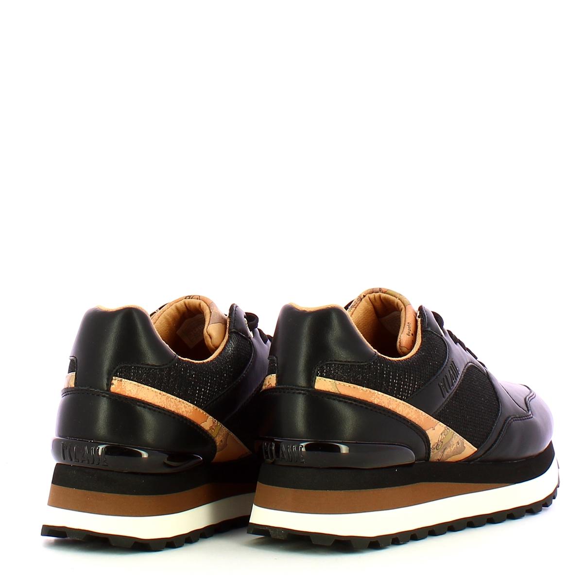 Sneakers Nero Geo Beige