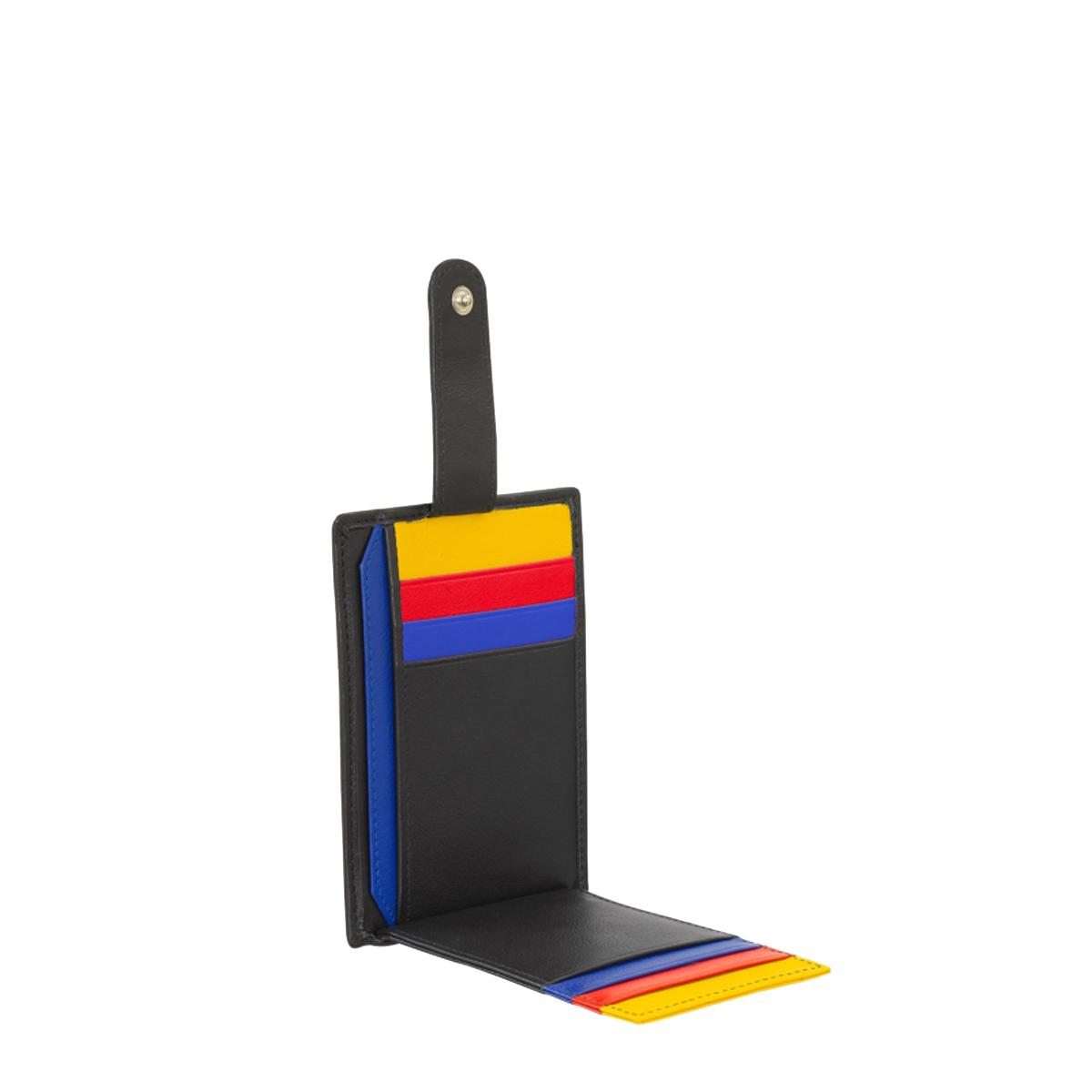 Porta Carte Colorful Timor Nero-3