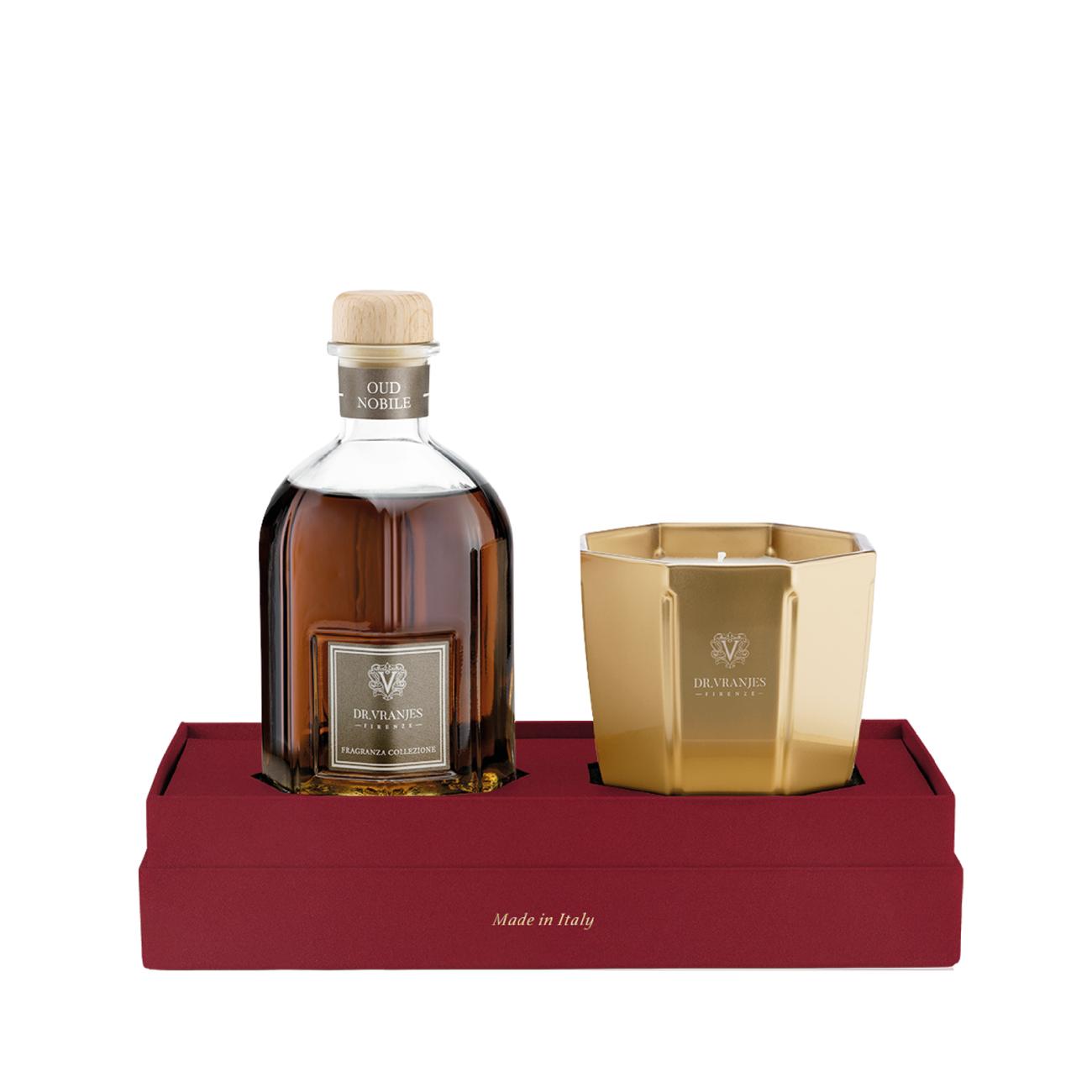 Gift Box Oud Nobile 250 ml + Candela 200 gr
