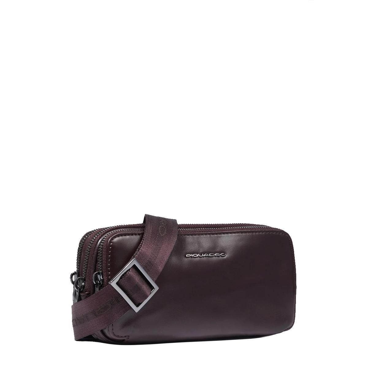 Astuccio 3 Cerniere Blue Square Mogano