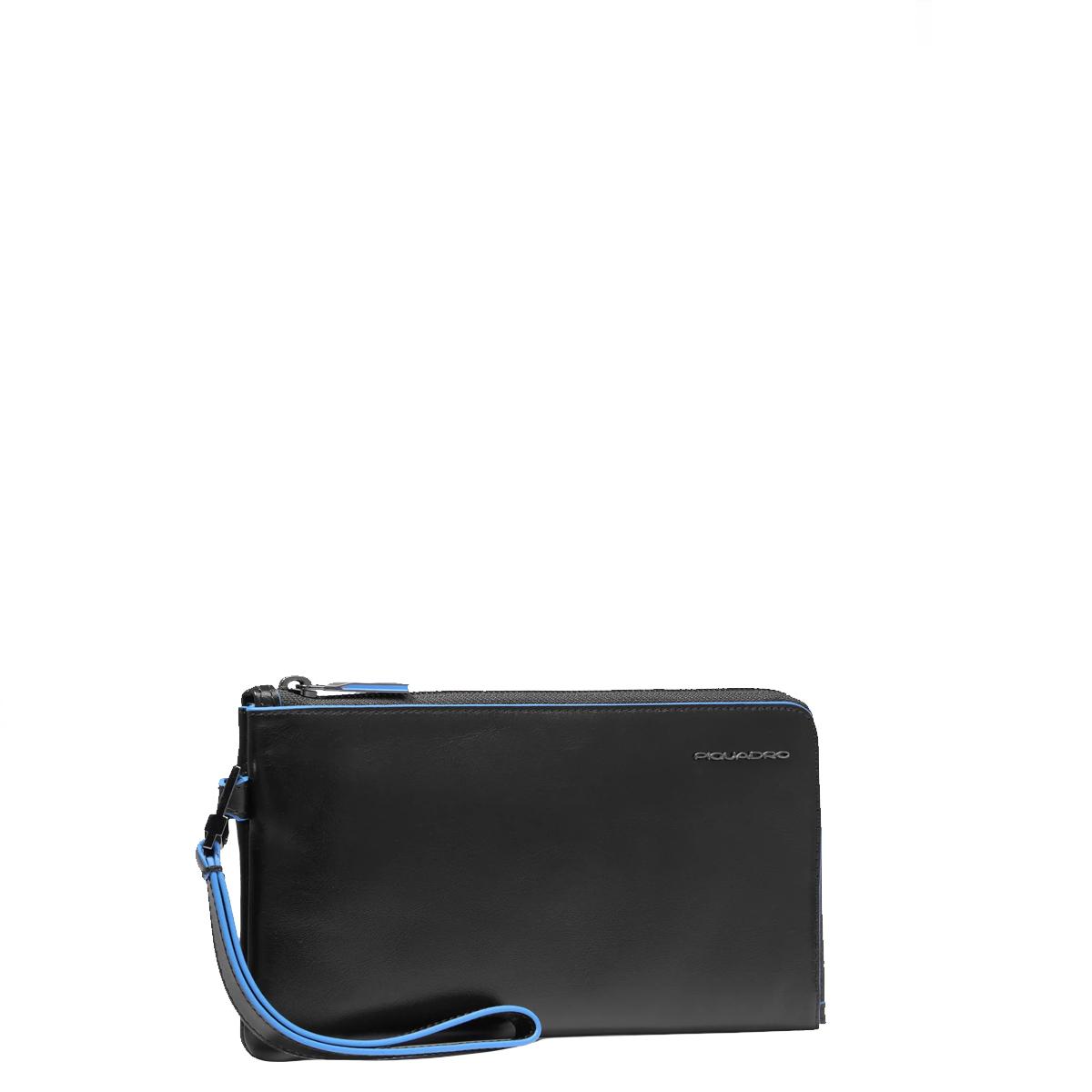 Piquadro Pochette da polso Blue Square Nero 