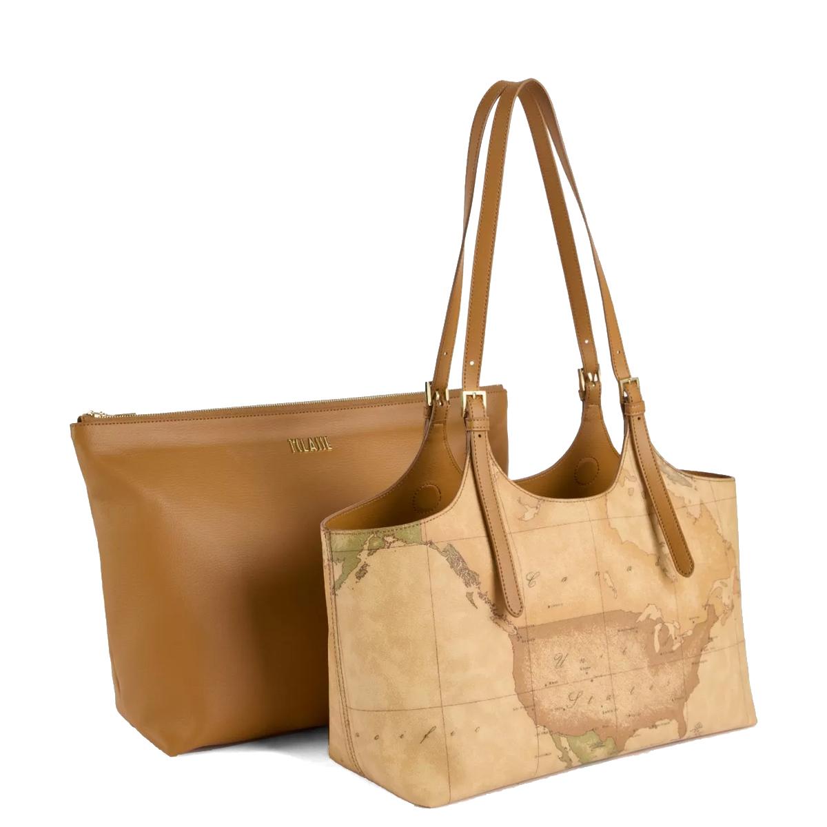 Alviero Martini 1a Classe Shopping Ritual Bag Geo Classic Naturale - 3