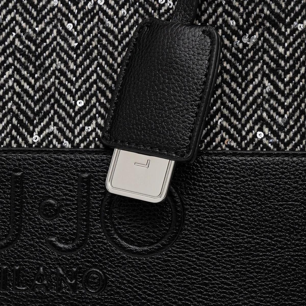 Borsa a mano Media Tweed Black - 4