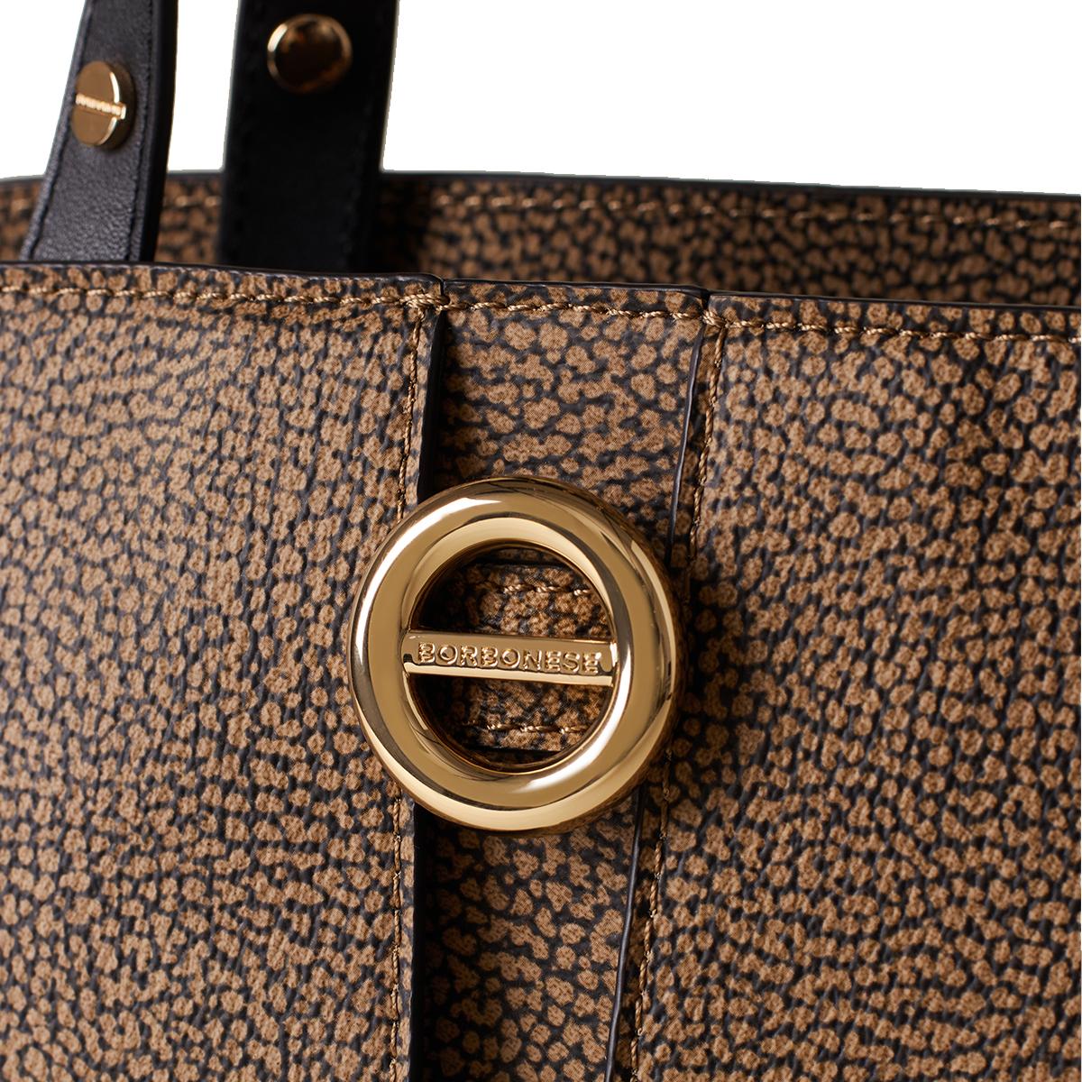 Bauletto Medium OP Naturale Nero-5