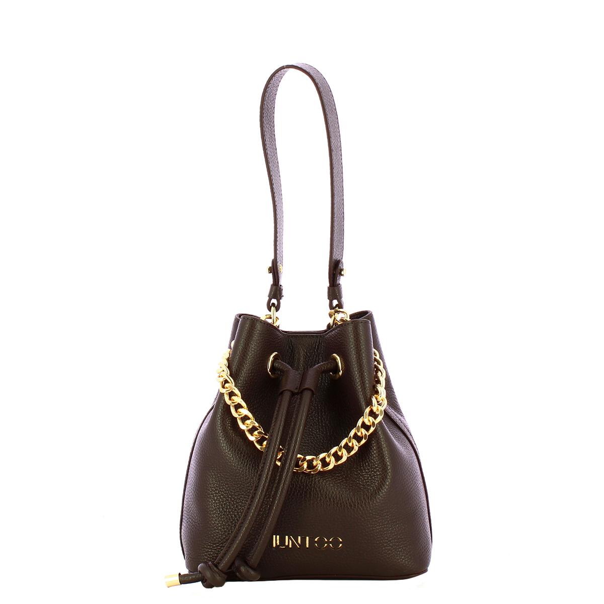 Nodo Armonia Cioccolato Bucket Bag-1