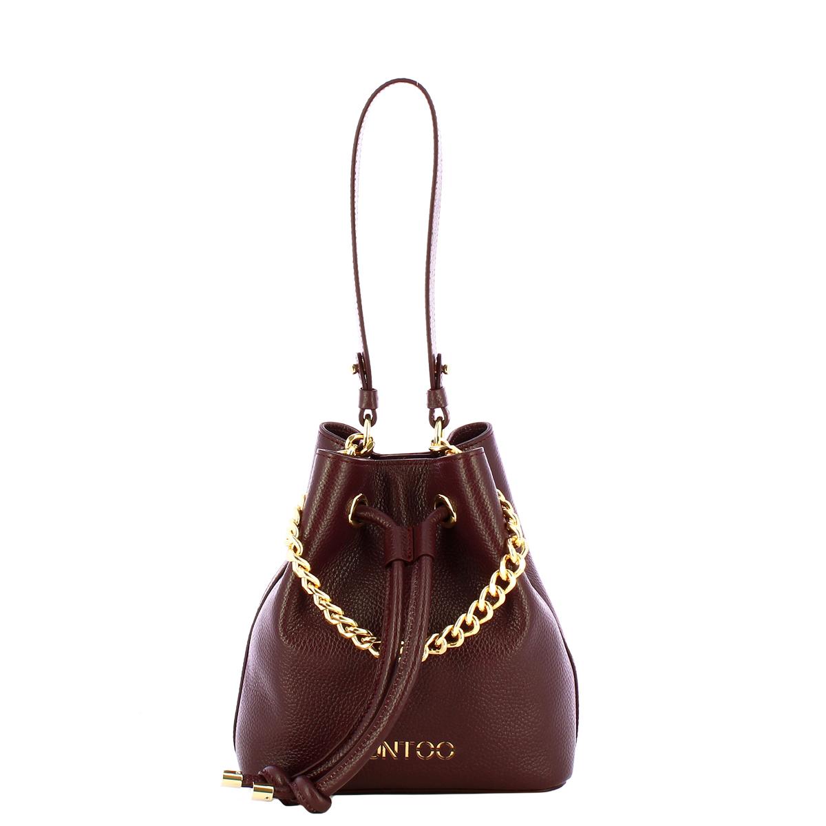 Nodo Armonia Bordeaux Bucket Bag-1