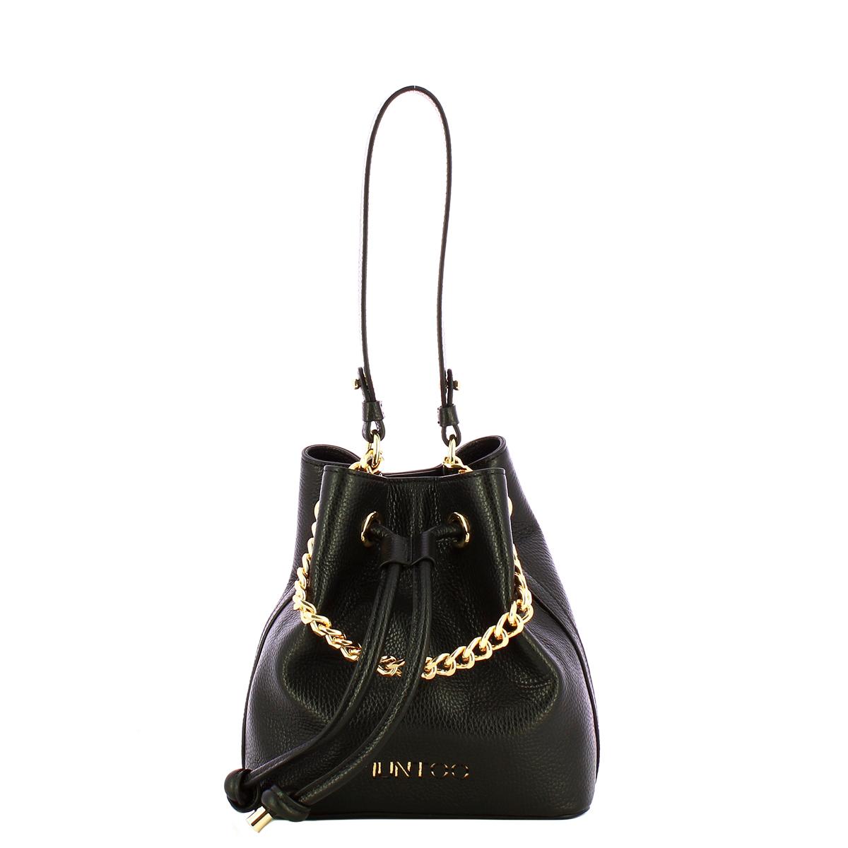 Nodo Armonia Nero Bucket Bag-1