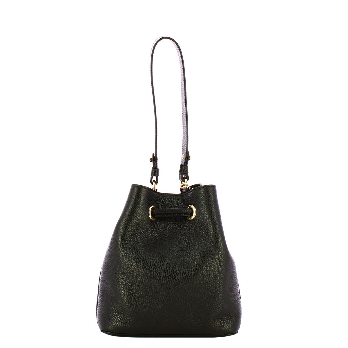 Nodo Armonia Nero Bucket Bag-3