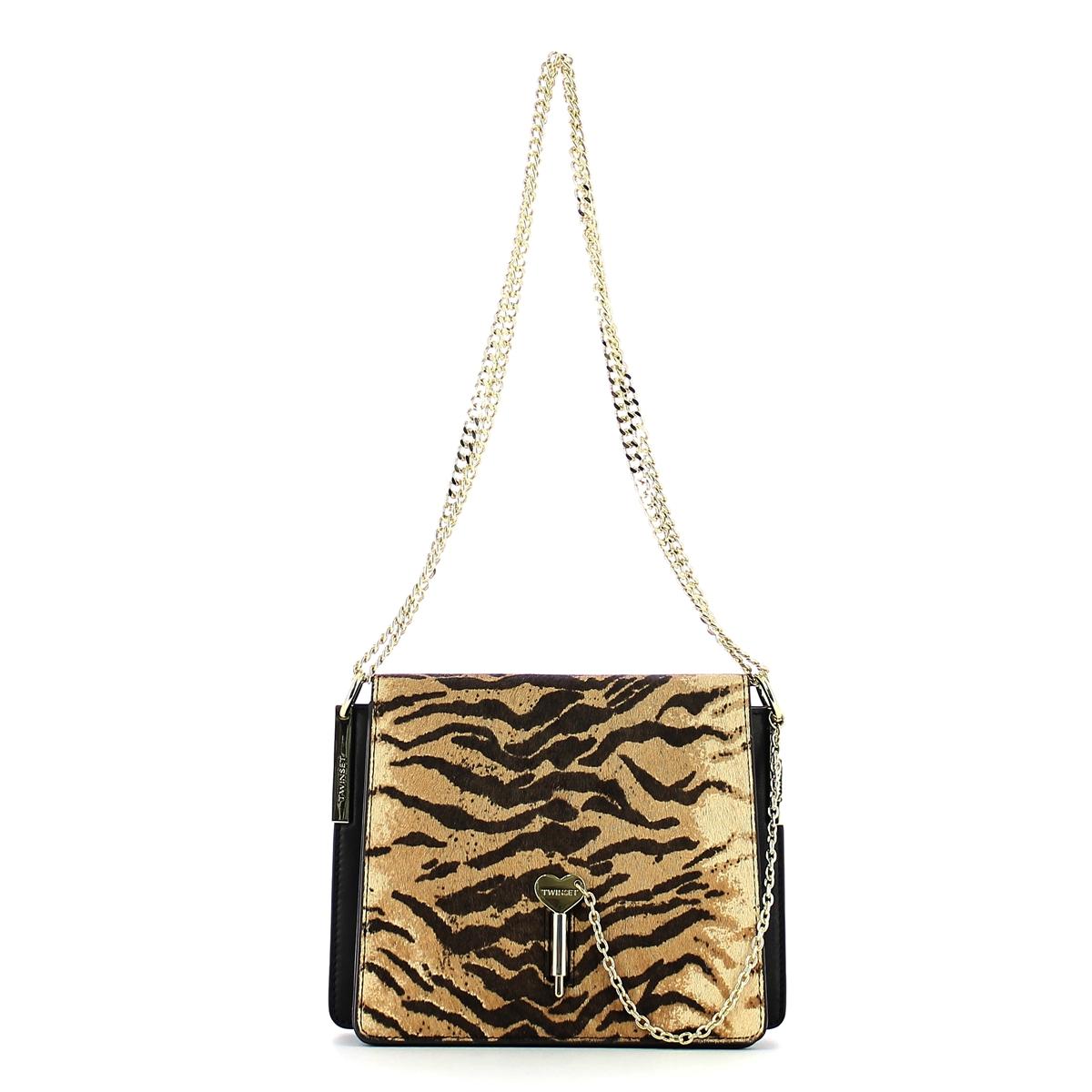 Crossbody bag leather and cavallino - 4