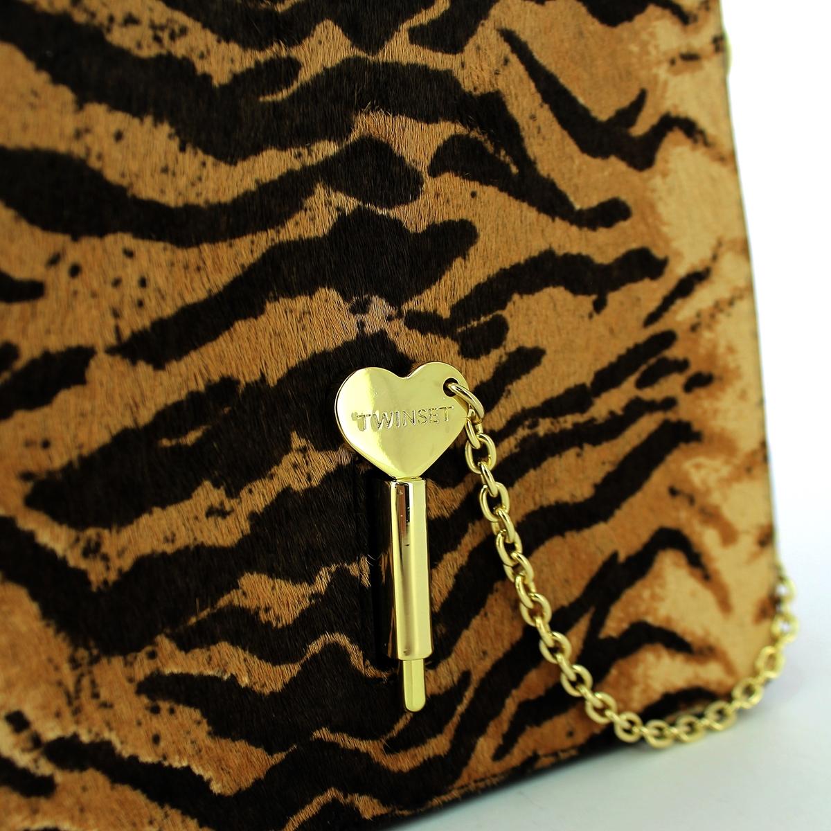 Crossbody bag leather and cavallino - 5