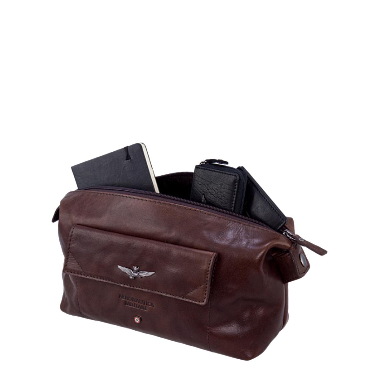 Aeronautica Militare Beauty Case in pelle - 2