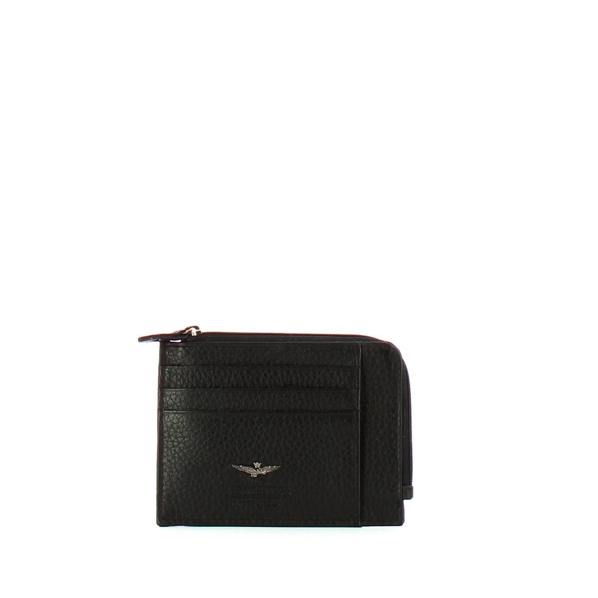 Aeronautica Militare Porta carte di credito in pelle - 1