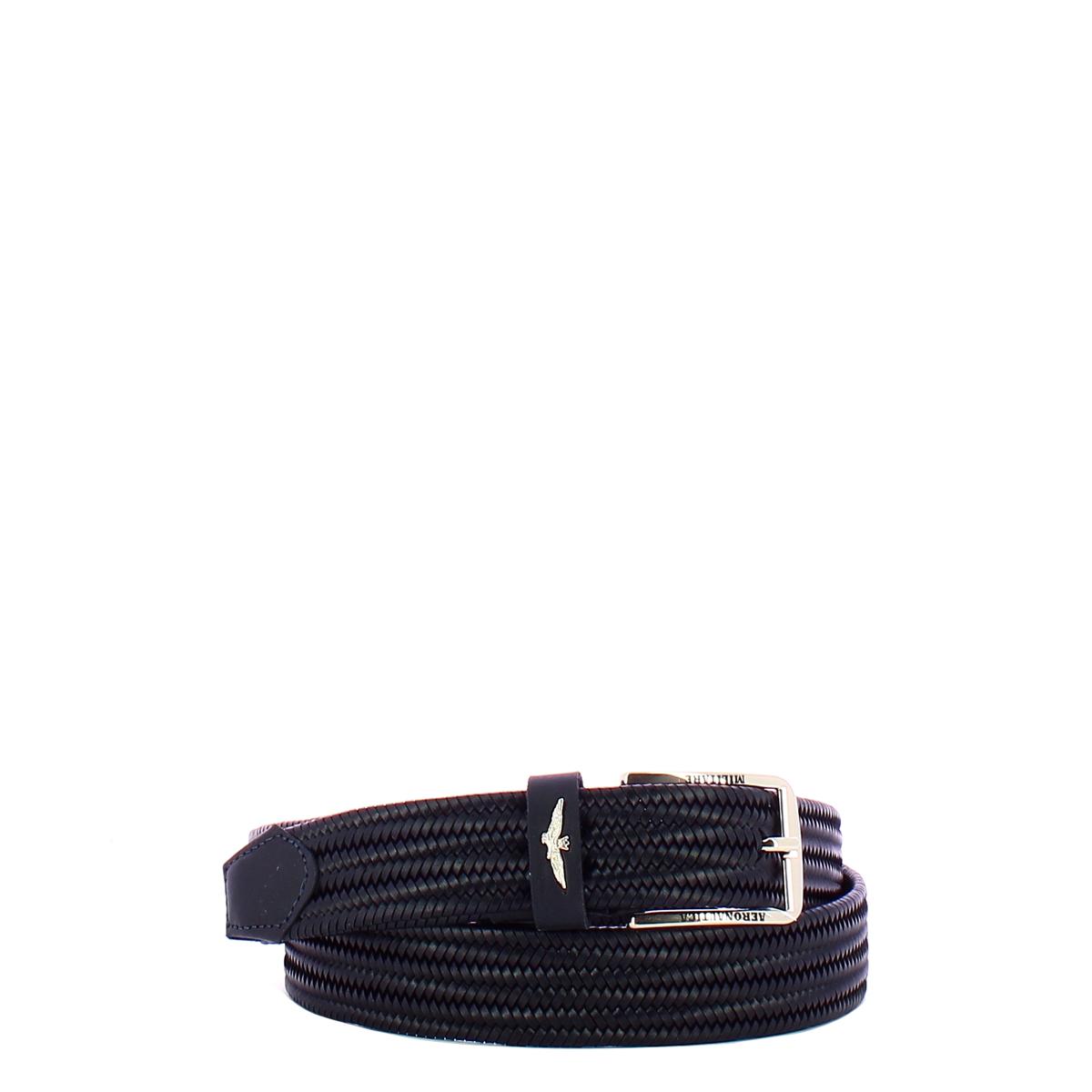 Aeronautica Militare Cintura in pelle intrecciata - 1