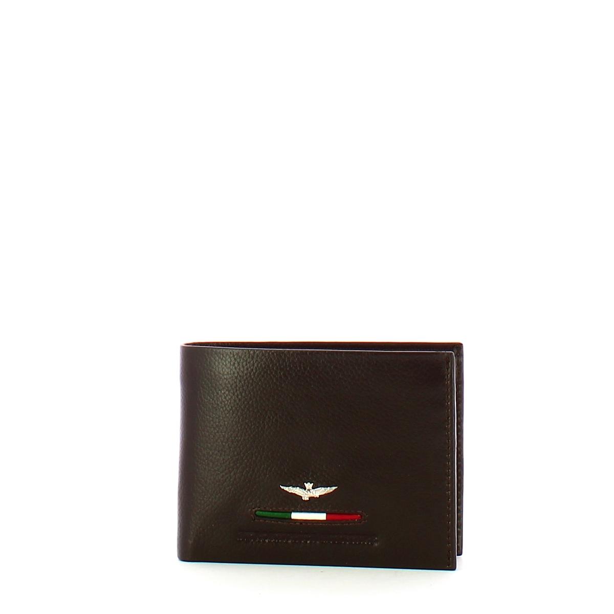 Aeronautica Militare Portafoglio Fighter con portamonete in pelle - 1