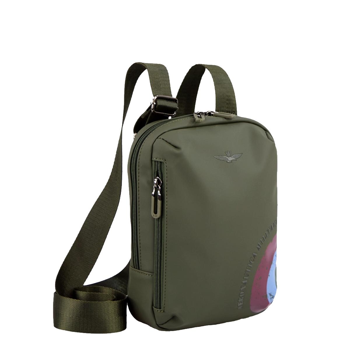 Aeronautica Militare Borsello Runway Verde - 1