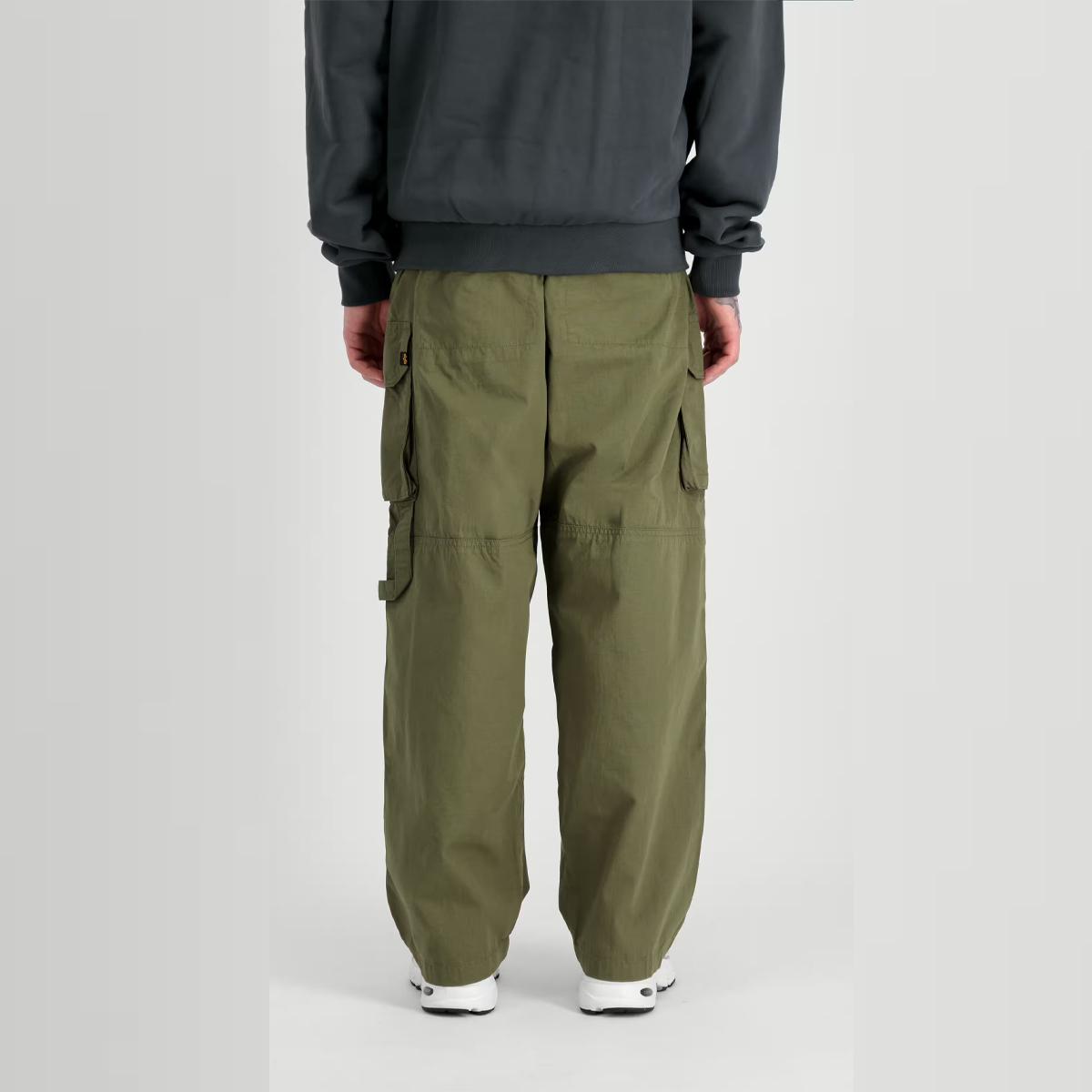 ALIN Pantaloni Ripstop Patchwork Dark Olive - 3