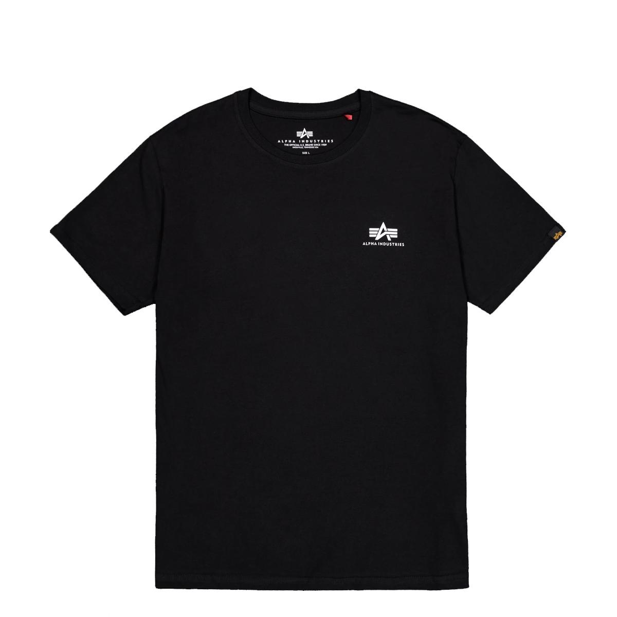 ALIN T-Shirt Basic T Small Logo Black - 1