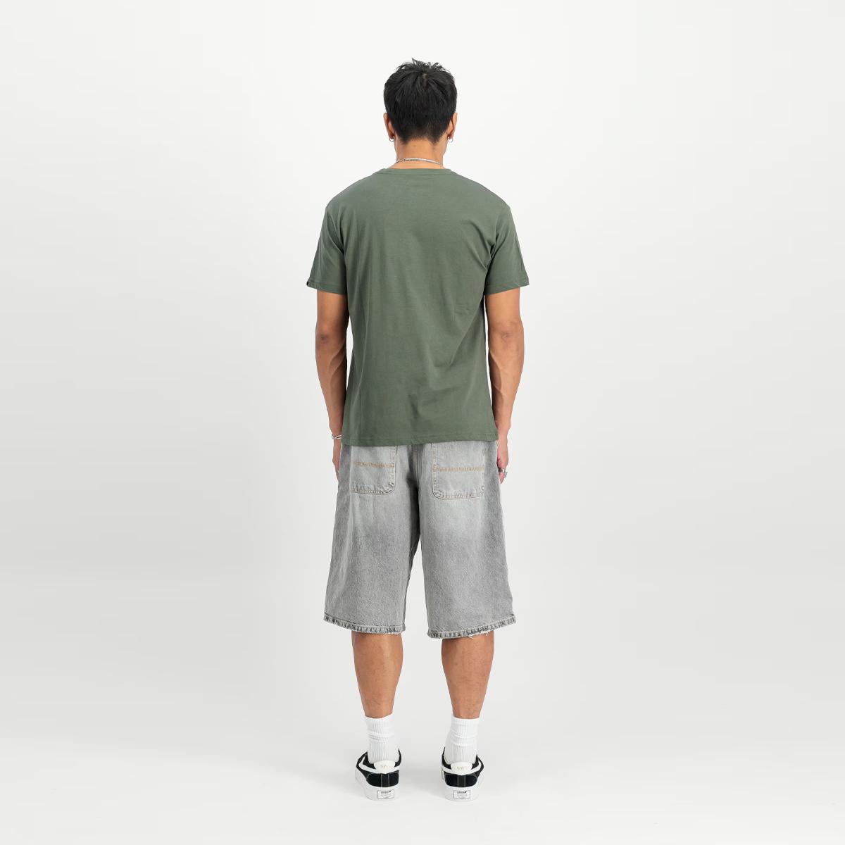 Alpha Industries T-Shirt Basic T Small Logo Dark Olive - 3