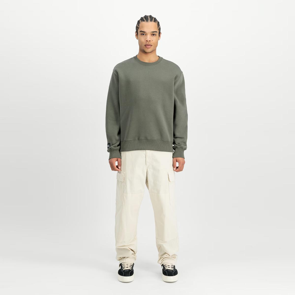 Alpha Industries Felpa Label Backprint Dark Olive - 3