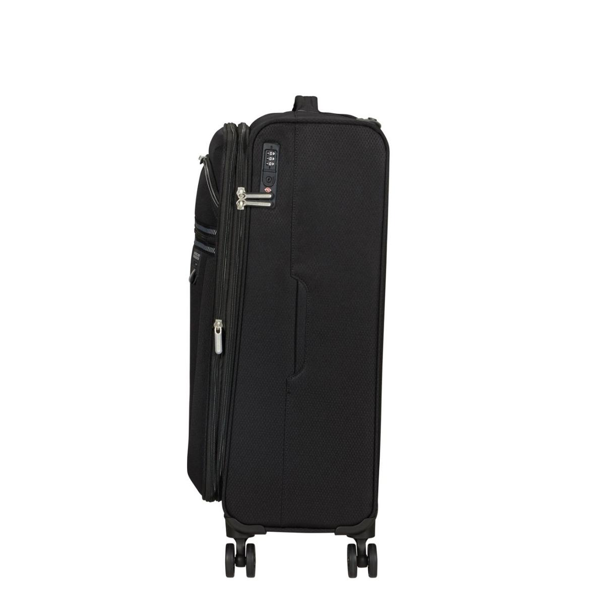 American Tourister Trolley Medio Aerospin Spinner Exp. 69 cm Black - 5