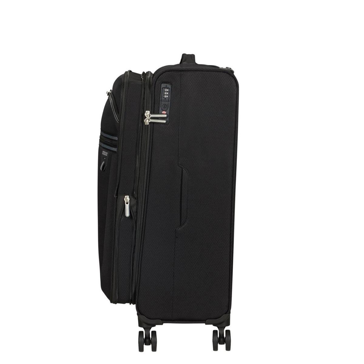 American Tourister Trolley Medio Aerospin Spinner Exp. 69 cm Black - 6