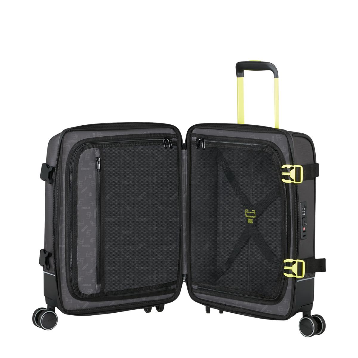 American Tourister Bagaglio a mano Trolley Cabina Urban Track 55 cm Black Lime - 3