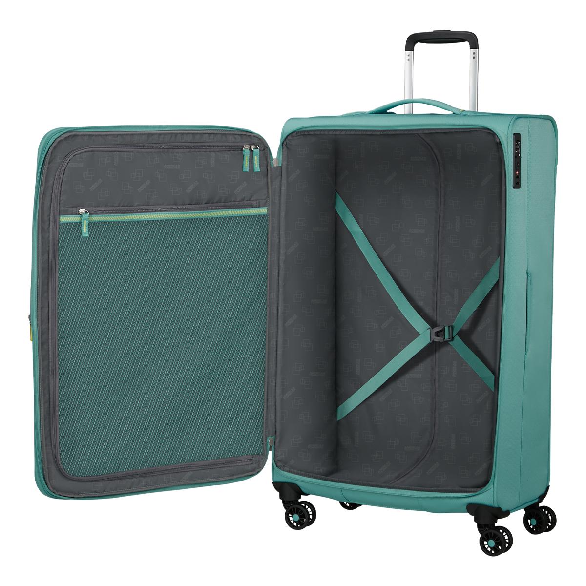 American Tourister Trolley Grande Aerospin Spinner Exp. 80 cm Dusty Turquoise - 3