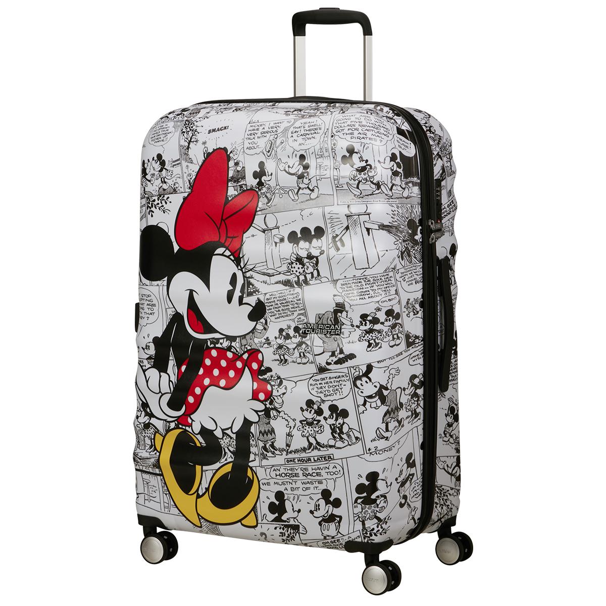 American Tourister Valigia Trolley Grande Wavebreaker 77 cm Minnie Comics White - 1