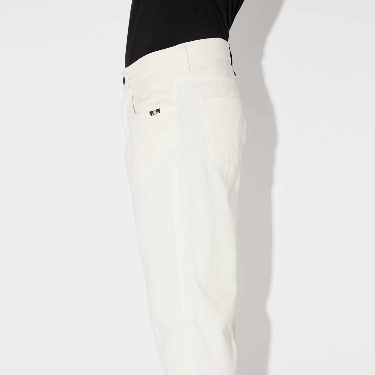 Amish Jeans Jeremiah Straight Denim Bull Off White - 6