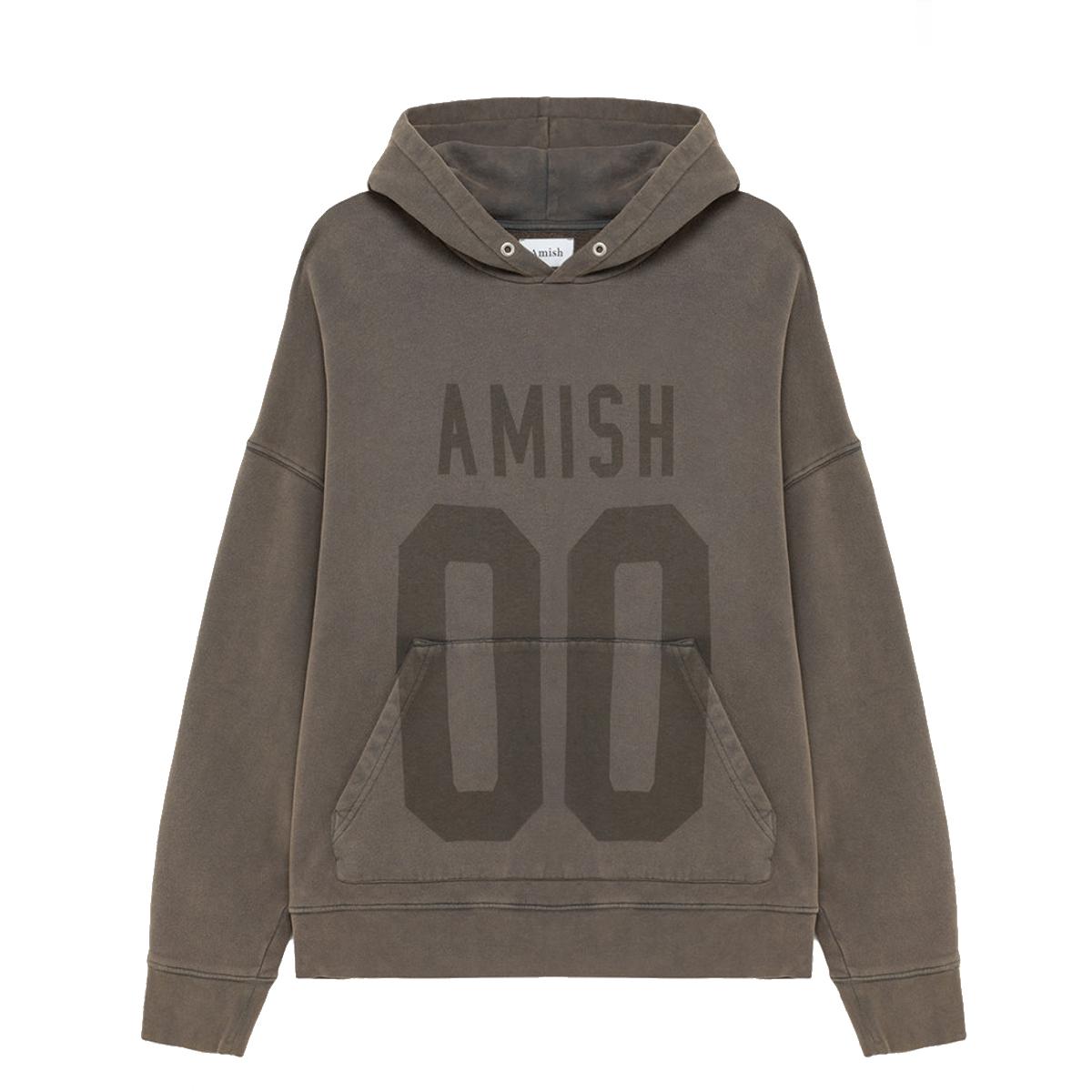 Amish Felpa Pigment Washed Black - 1