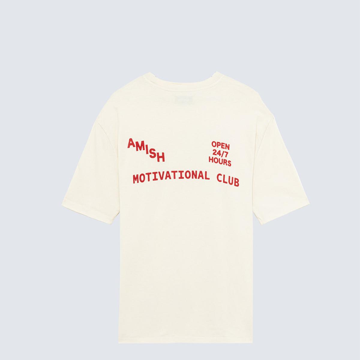 Amish T-Shirt Jersey Motivational Club Off White - 2