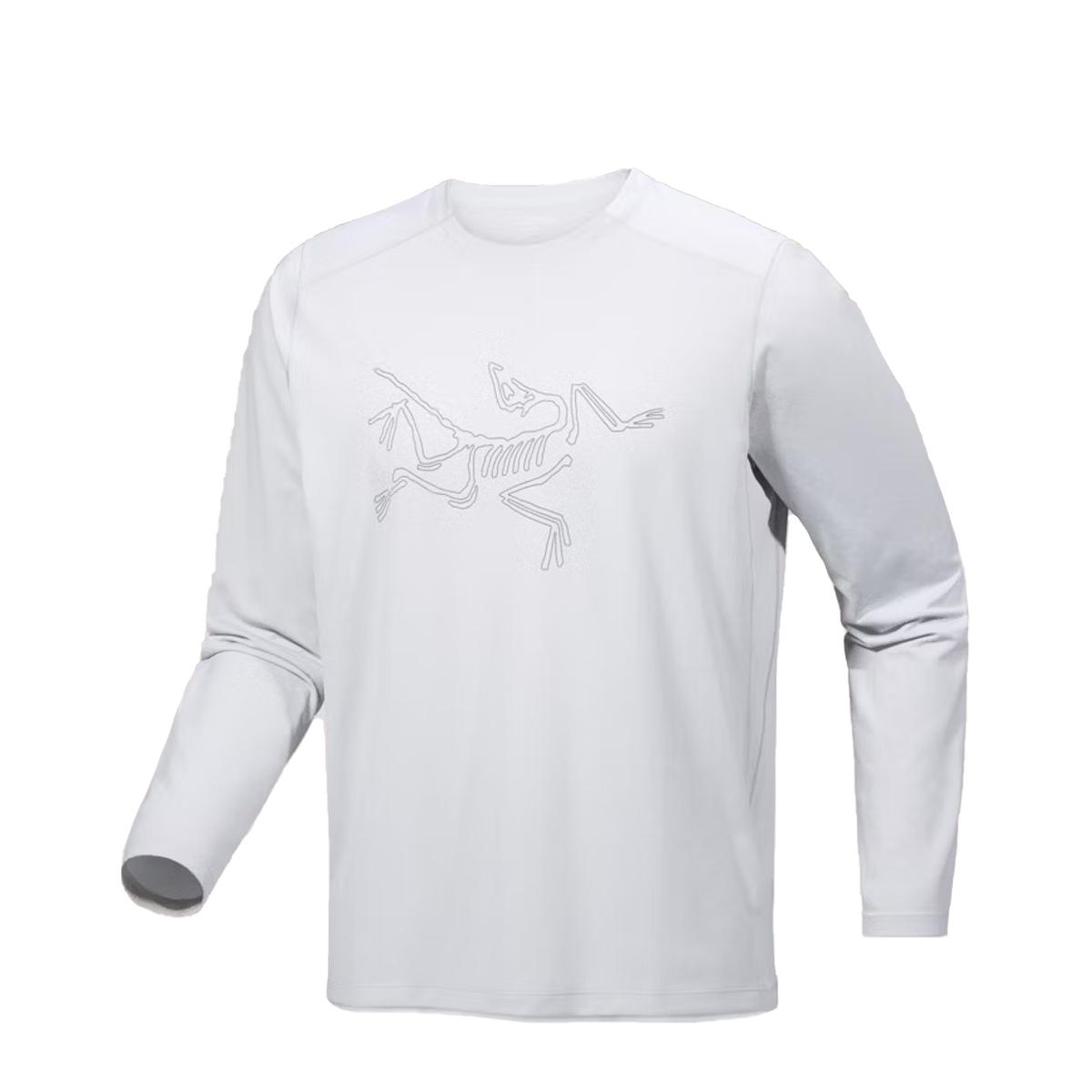 Arc'Teryx Maglia Cormac Logo Solitude Heather Void - 1