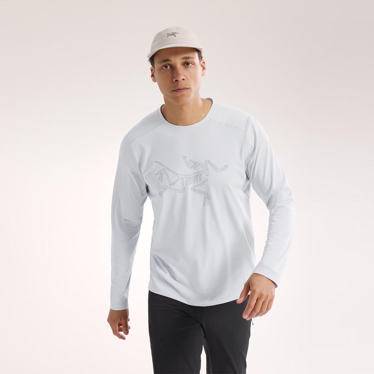 Arc'Teryx Maglia Cormac Logo Solitude Heather Void - 2