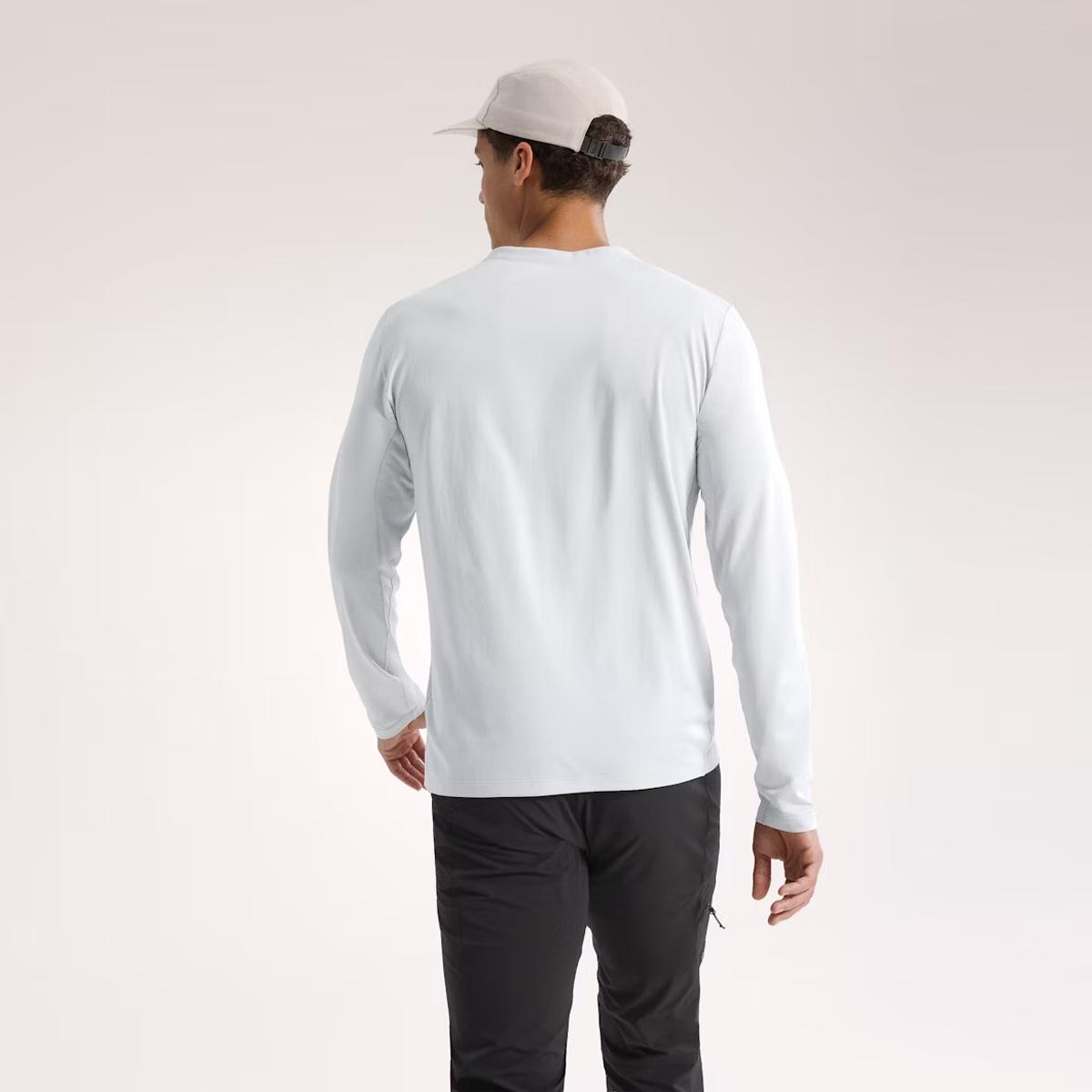 Arc'Teryx Maglia Cormac Logo Solitude Heather Void - 5
