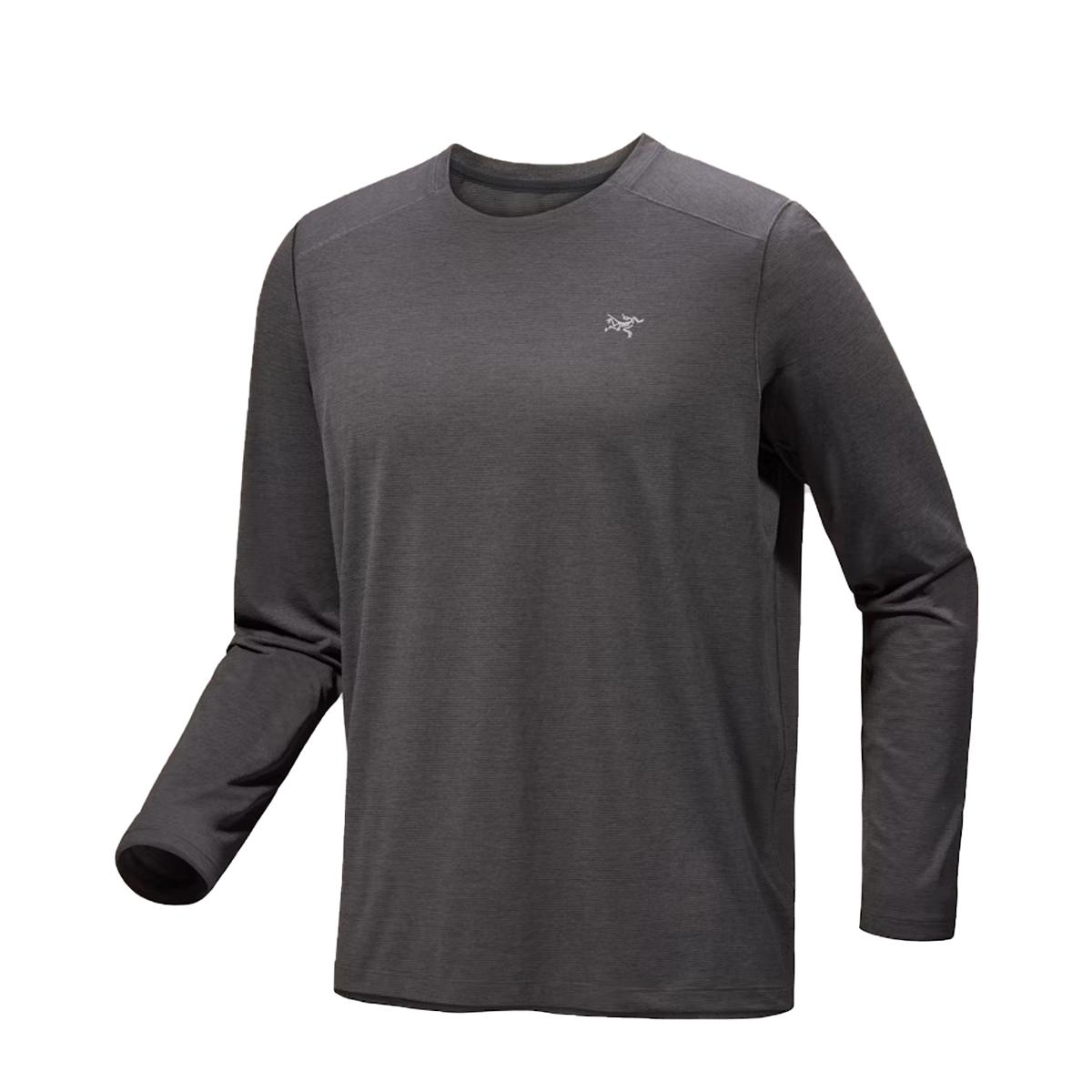 Arc'Teryx Maglia Cormac Crew Black Heather - 1