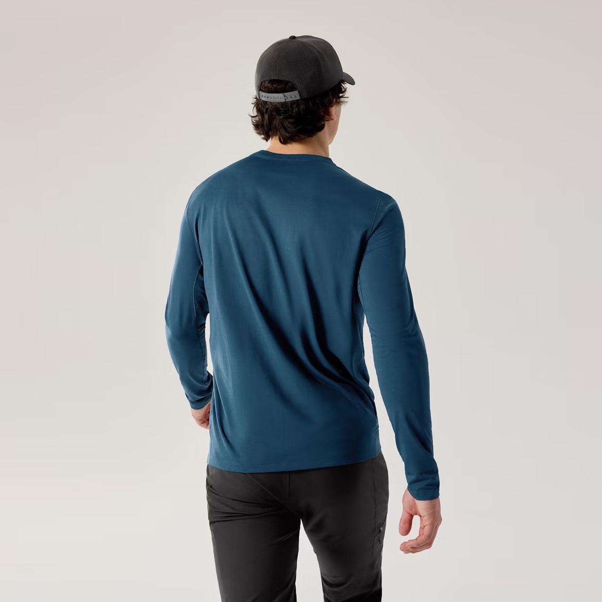 Arc'Teryx Maglia Cormac Crew Nightscape Heather - 5