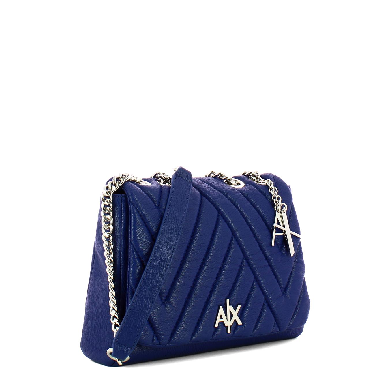 Armani Exchange Borsa a spalla trapuntata Blue Speed - 2