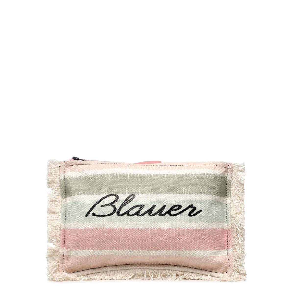 Blauer Busta in Canvas Caramel Righe - 1