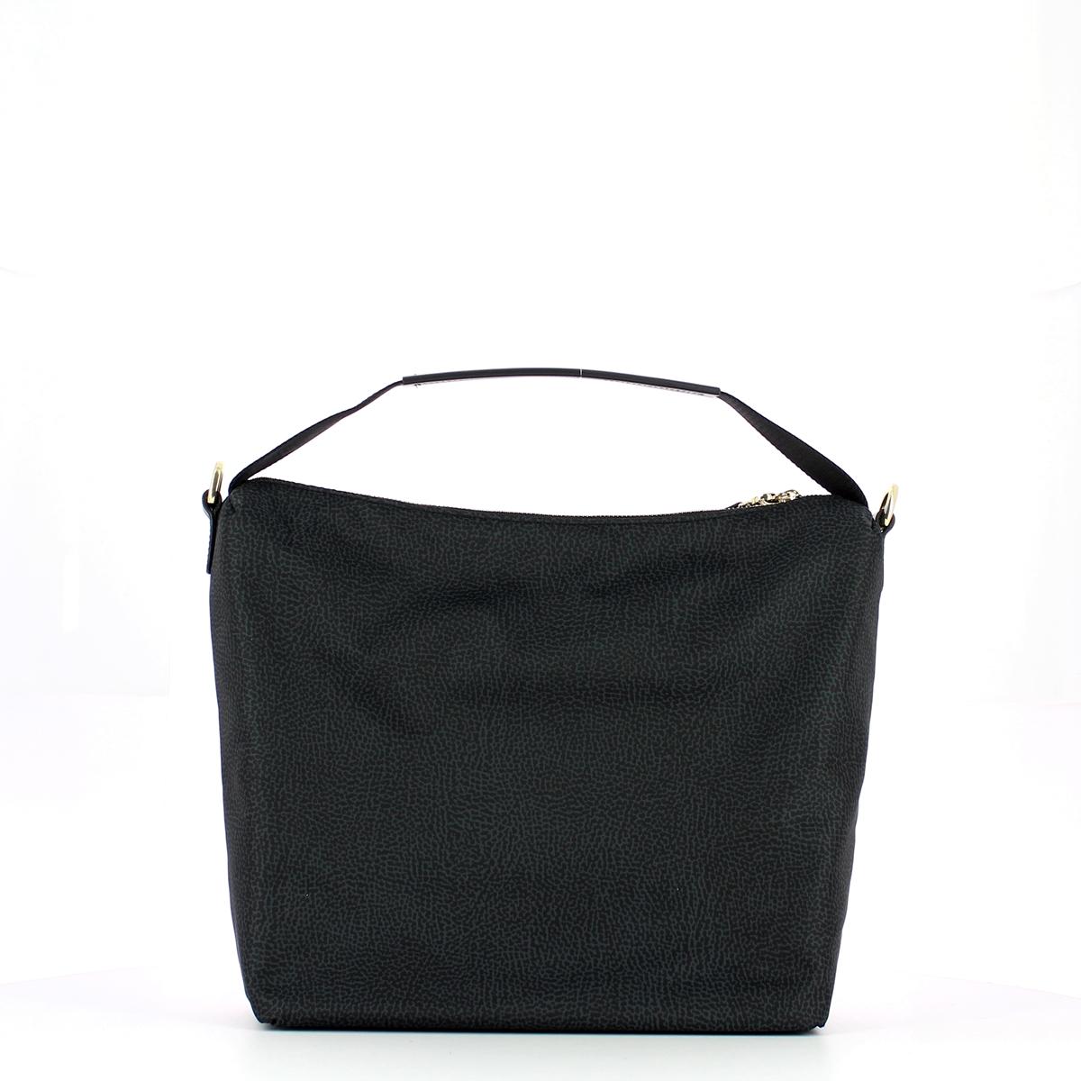 Borbonese Hobo Bag Small Jet - 3