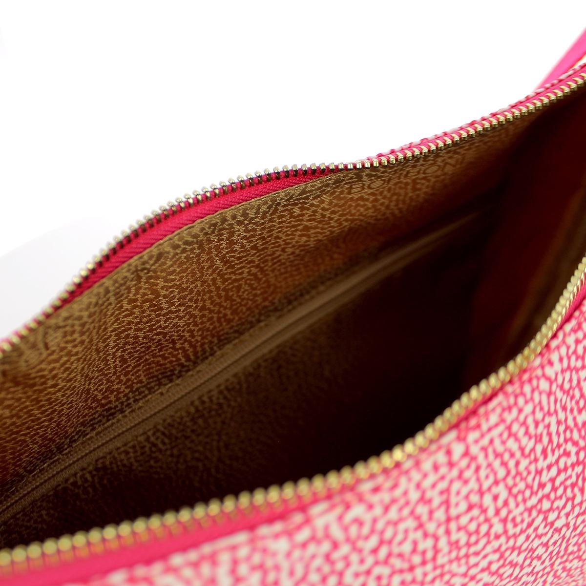 Borbonese Borsa a tracolla Luna Middle Filetto Jet - 4