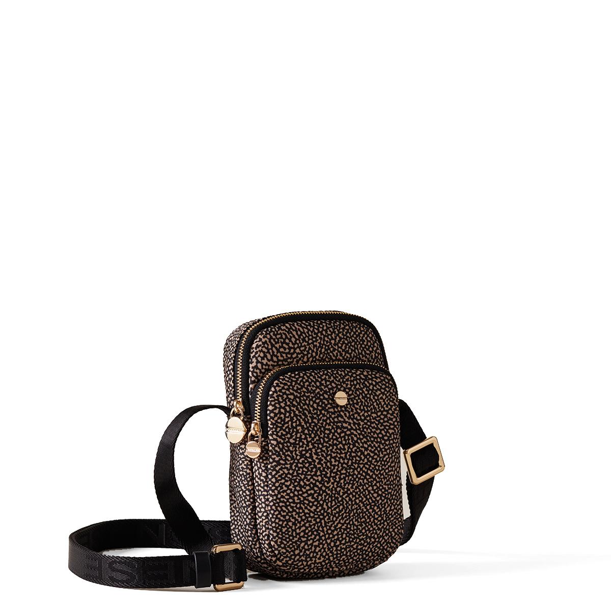 Borbonese Mini tracollina OP Naturale Nero - 2