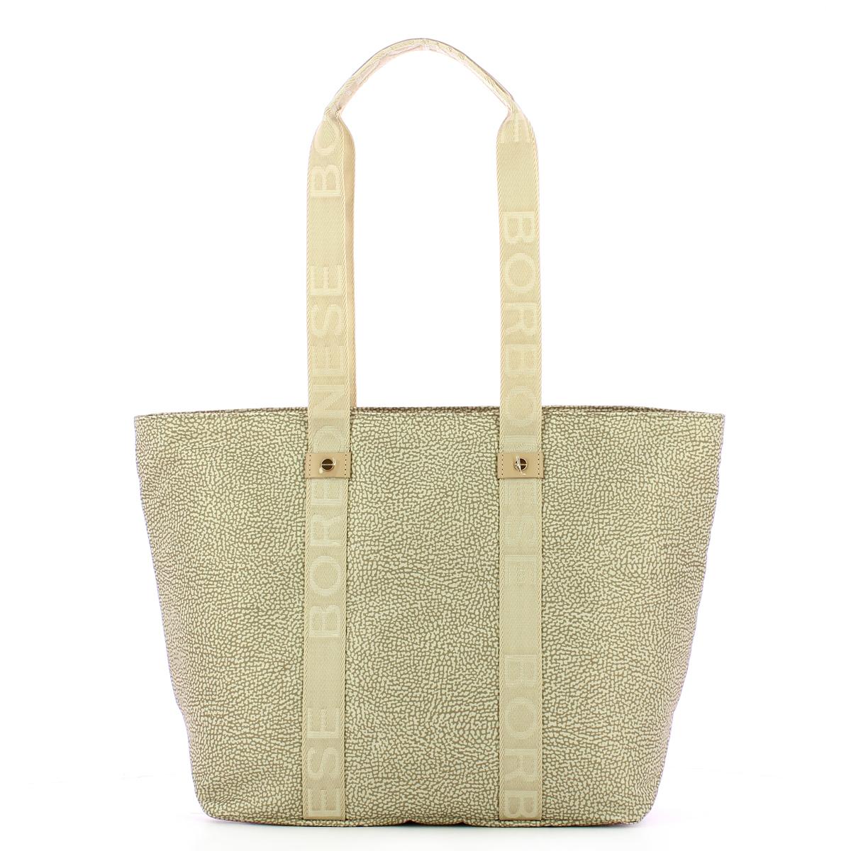 Borbonese Shopper Eco Line Medium Sabbia - 3