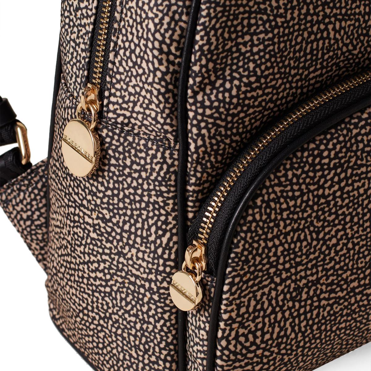 Borbonese Zaino Medium OP Naturale Nero - 4