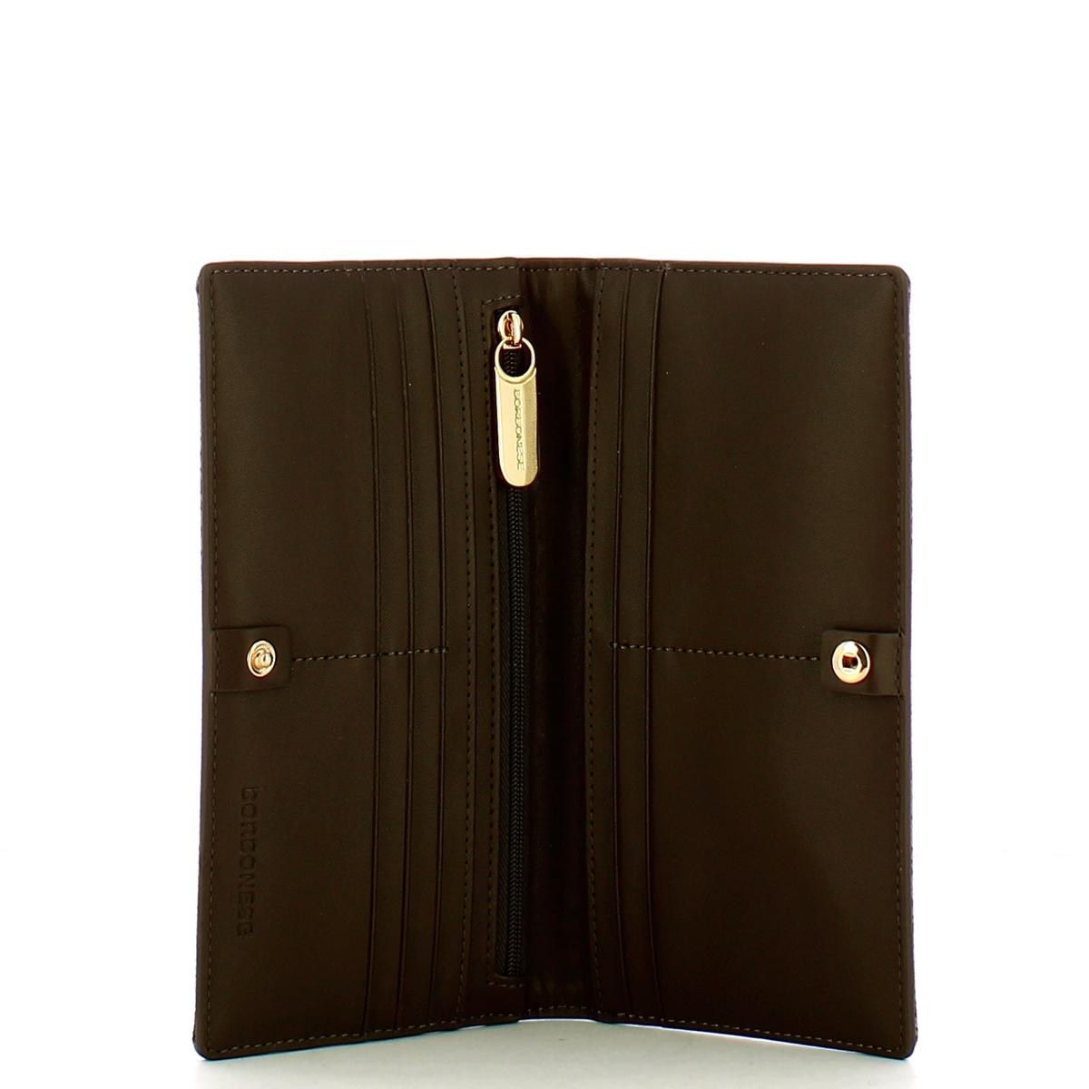 Borbonese Porta Carte Tortora Marrone - 3