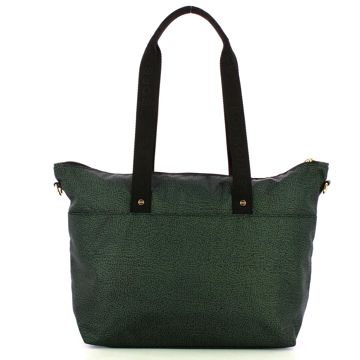 Borbonese Borsa Shopping Large Peltro - 3