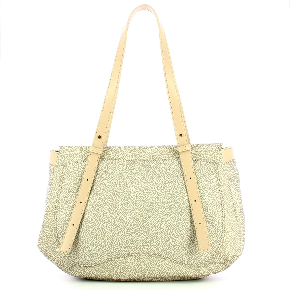 Borbonese Borsa Shopping Medium Sabbia - 3