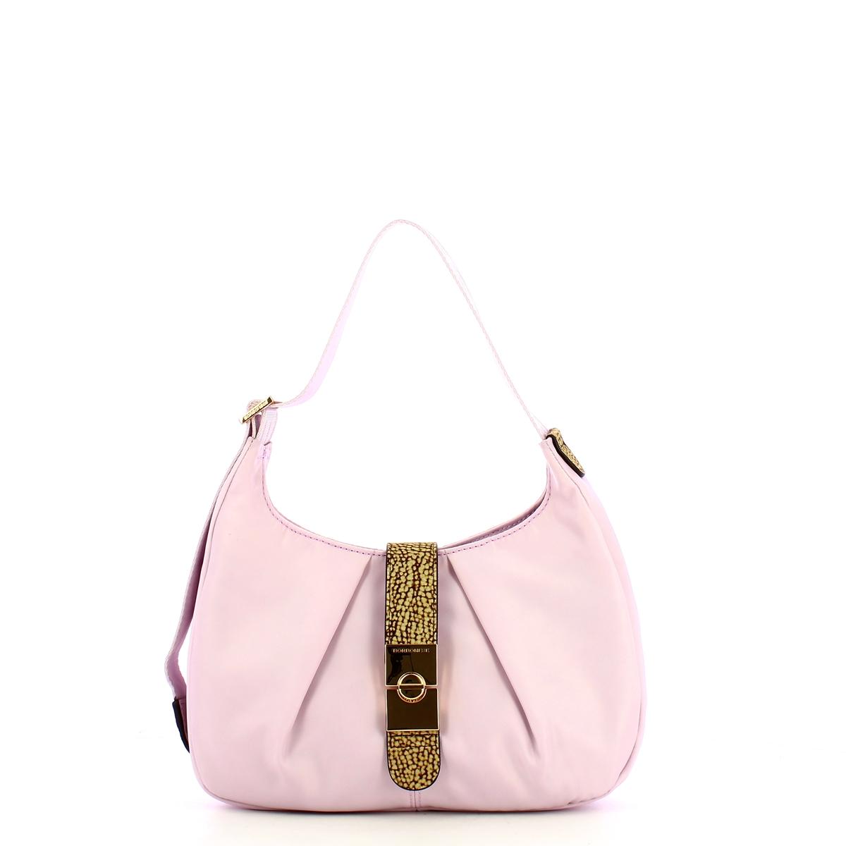 Borbonese Hobo Cortina Small Ortensia Op Naturale - 1