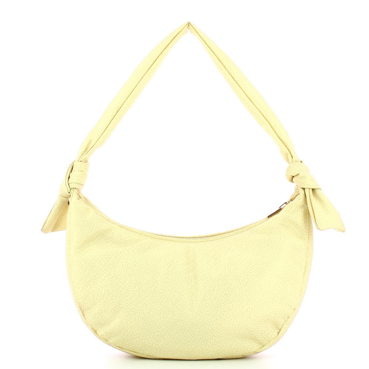 Borbonese Hobo Lover Medium Camomilla Cuoio - 1