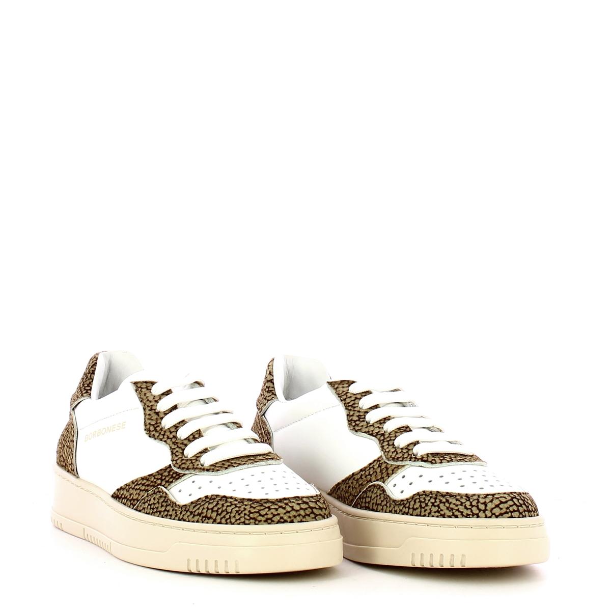 Borbonese Sneakers Bianco OP Naturale - 2