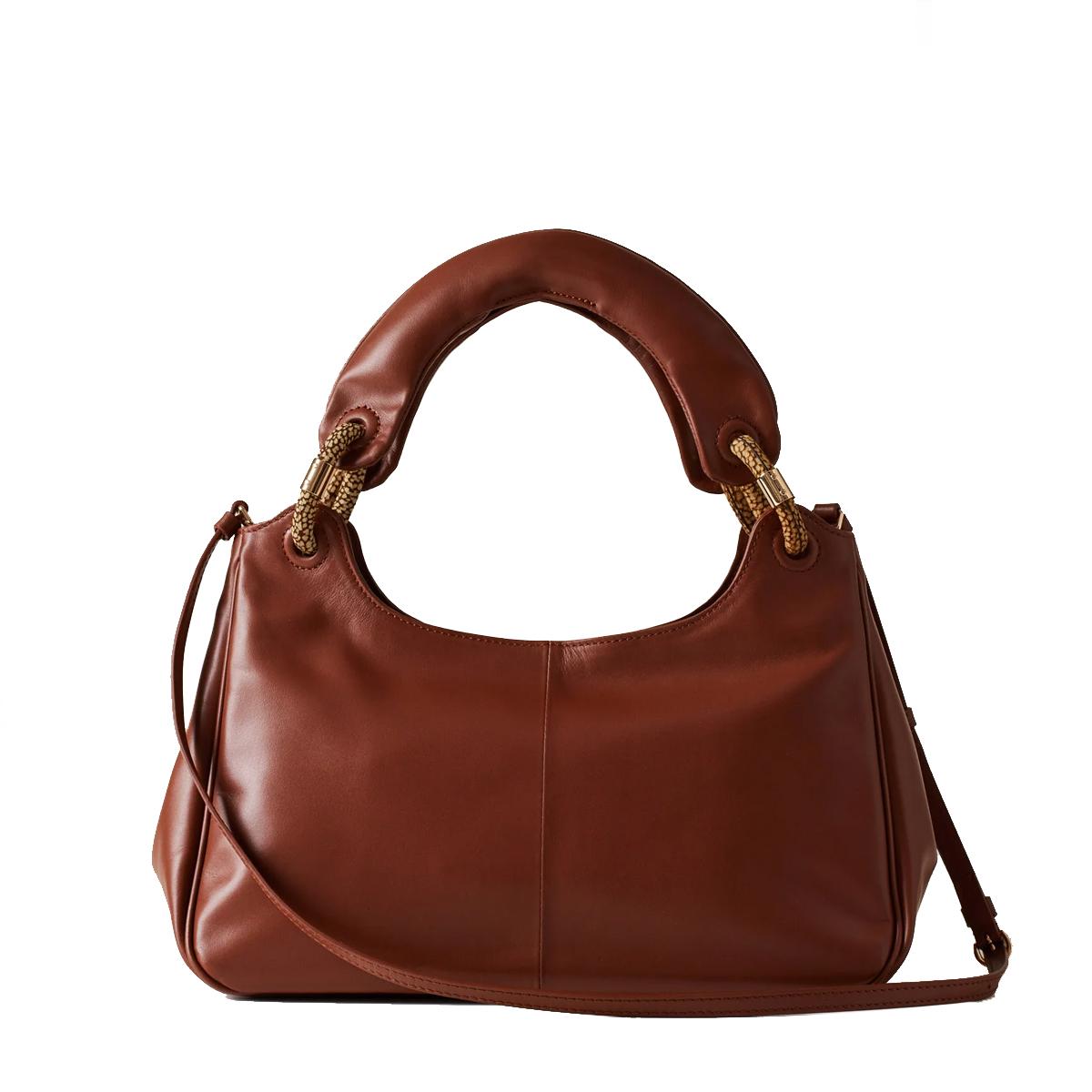 Borbonese Borsa a mano in pelle Cuoio OP Naturale - 4